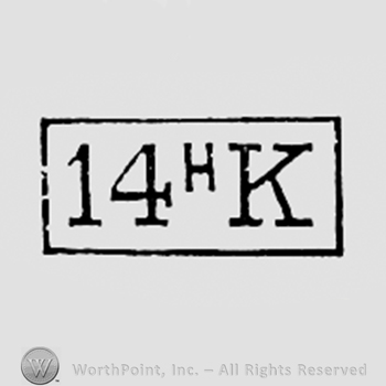 Number 14, letters H and K.