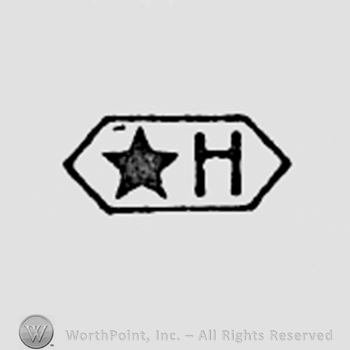 A star and letter H.