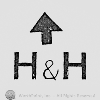Letters H&H, and an arrow above.