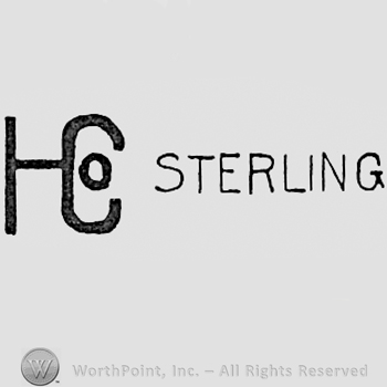 Monogram of letters H,C,O, and word STERLING.