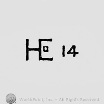 Monogram of letters H,C,O, and number 14.