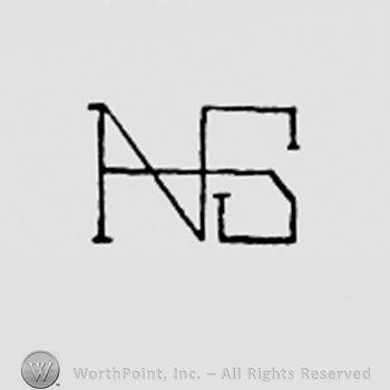 Monogram of letters N,H,S.
