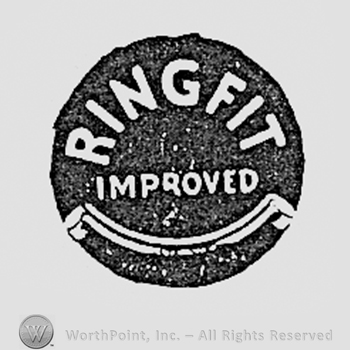 Words RING FIT IMPROVED, all inside a dark circle.
