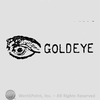 An eye and word GOLDEYE.