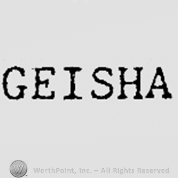 Word GEISHA.