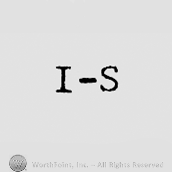 Letters I and S.