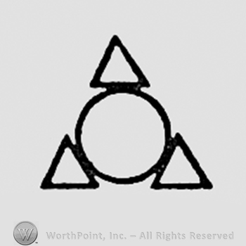 Circle and three triangles.