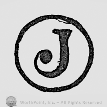 Letter J inside a circle.