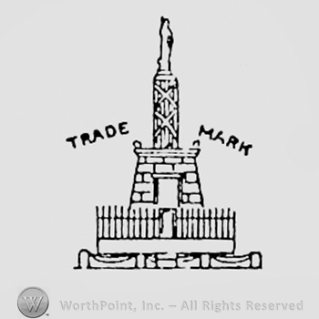 Tower and TRADE MARK written one side and another.