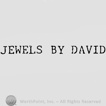 Words JEWELS BY DAVID.