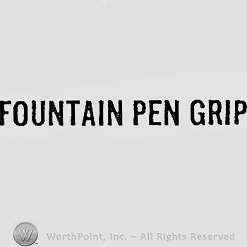 Words FOUNTAIN PEN GRIP.