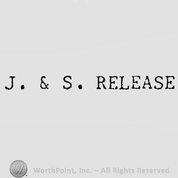 Letters J & S, and word RELEASE.