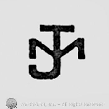 Monogram of letters JM.