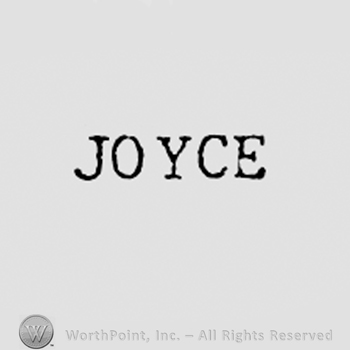 Word JOYCE.