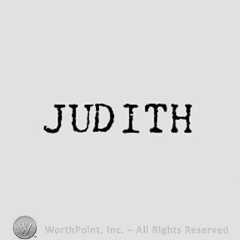 Word JUDITH.