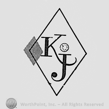 Letters J and K inside a diamond.