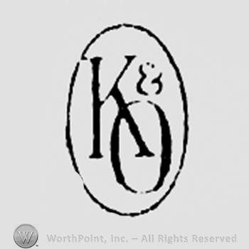 Letters K&O inside an oval.