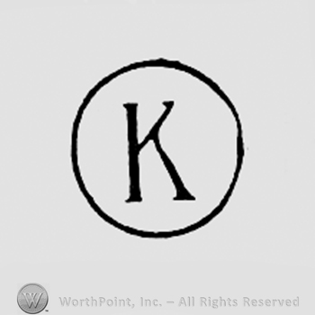 Letter K inside a circle.