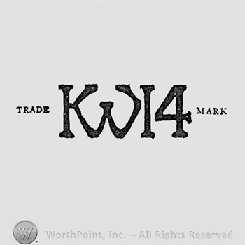 Letters KW and number 14.