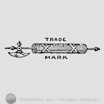 Ax and TRADE MARK written above and bellow.