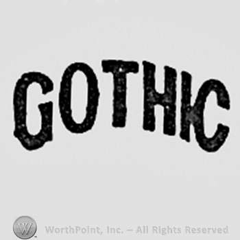 Word GOTHIC.