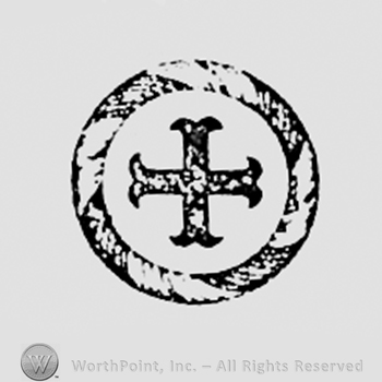Cross inside a circle.