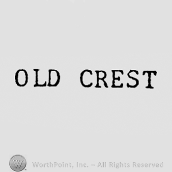 Words OLD CREST.