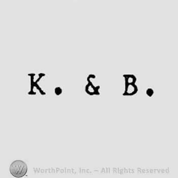 Letters K & B.