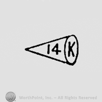 Number 14 and letter K written on a flag.
