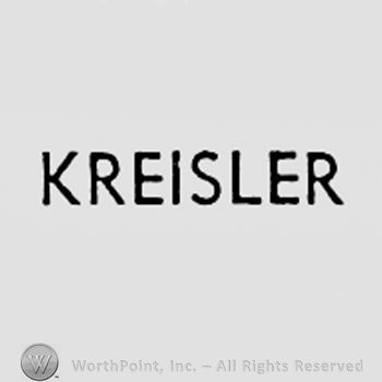 Word KREISLER.