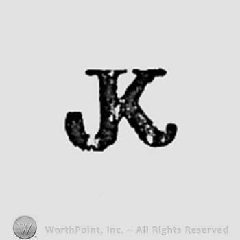 Monogram of letters JK.