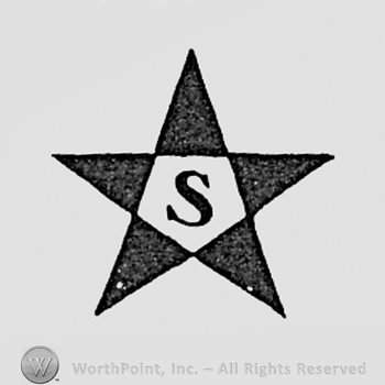 Letter S inside a star.