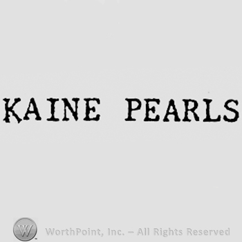 Words KAINE PEARLS.