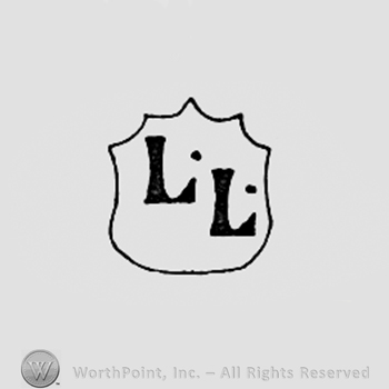 Double L on a shield.
