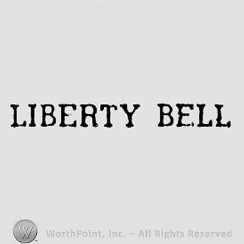 Words LIBERTY BELL.