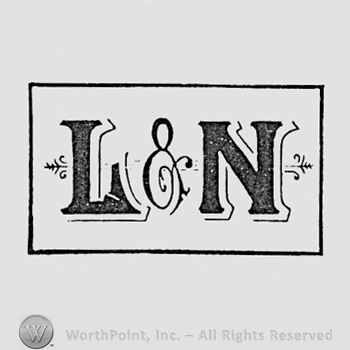 Letters L&N inside a rectangle.