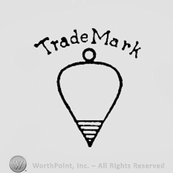 Words TRADE MARK written above a shape like a tear.