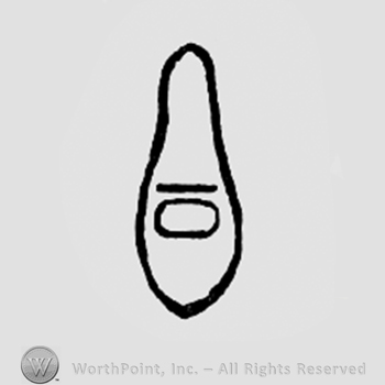 Number 10 written on a shape.