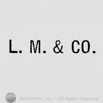 Letters L,M & CO.