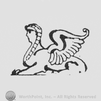 Winged animal with human head.