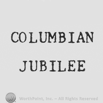Words COLUMBIAN JUBILEE.