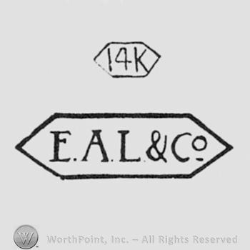 14K written above letters E,A,L & CO.