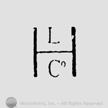 Letters L.Co inside a big letter H.