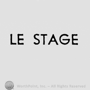 Word LE STAGE.