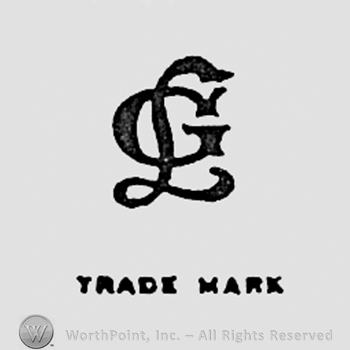 Monogram of letters G and L.