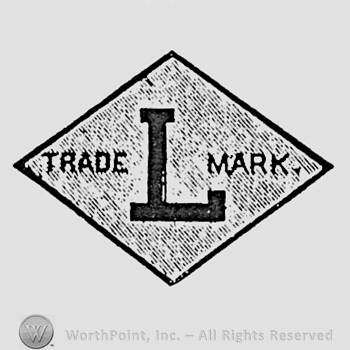 Letter L and words TRADE MARK inside a diamond.
