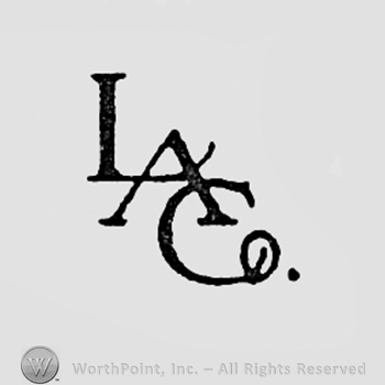 Monogram of letters LACO.