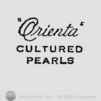 Mark with Words ORIENTA CULTURED PEARLS. | #188715