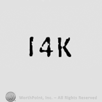Number 14 and letter K.