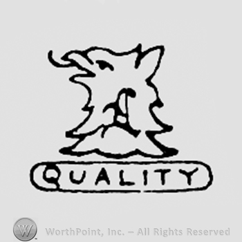 Eagle head above word QUALITY.